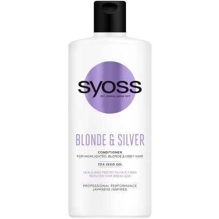 Syoss Blonde & Silver Balzamas 440ml, 6 pakuočių komplektas