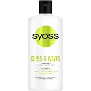 Syoss Curls & Waves Balzamas 440ml, 6 pakuočių komplektas