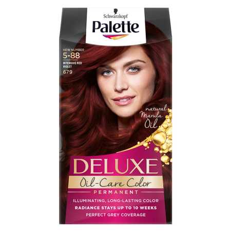 Palette Deluxe Plaukų dažai 679 Intensyvus Rausvai Violetinė, 3 pakuočių komplektas
