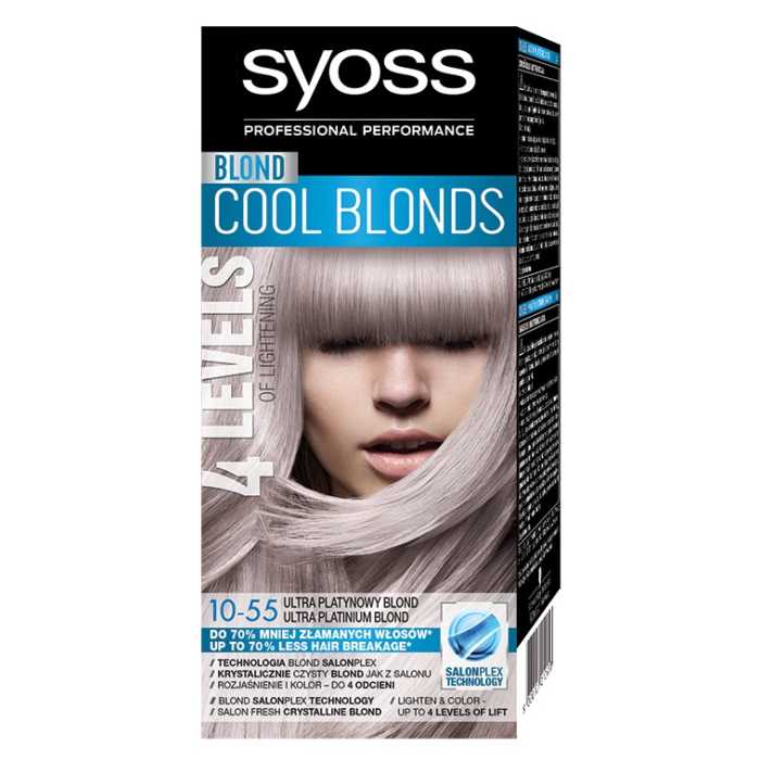 Syoss Color 10-55 plaukų dažai, 3 pakuočių komplektas