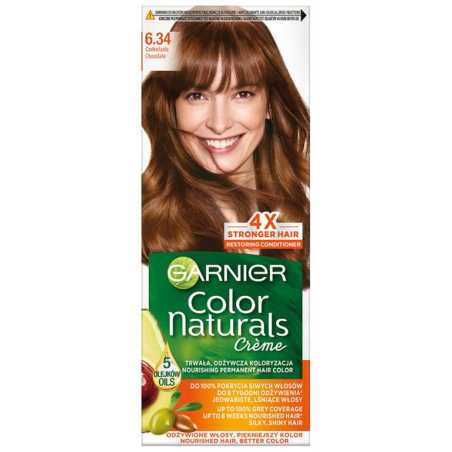 Garnier Color Naturals plaukų dažai 6, 34 šokoladinė, 3 pakuočių komplektas