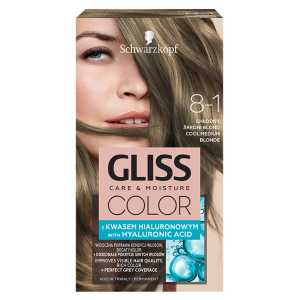 Gliss Color 8-1 plaukų dažai Šaltas šviesus, 3 pakuočių komplektas