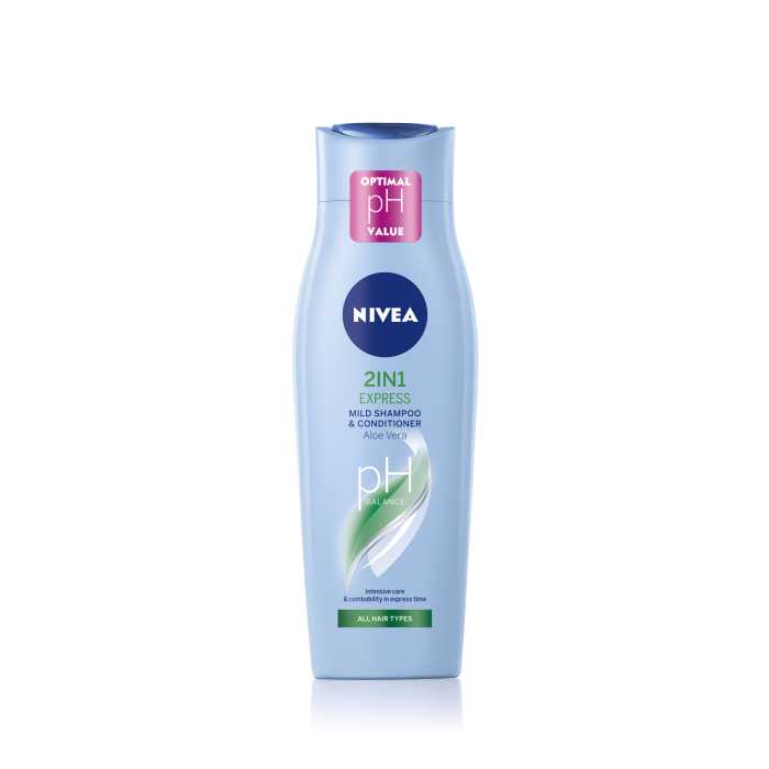 Nivea 2IN1 Care šampūnas plaukams Express 250ml, 6 pakuočių komplektas