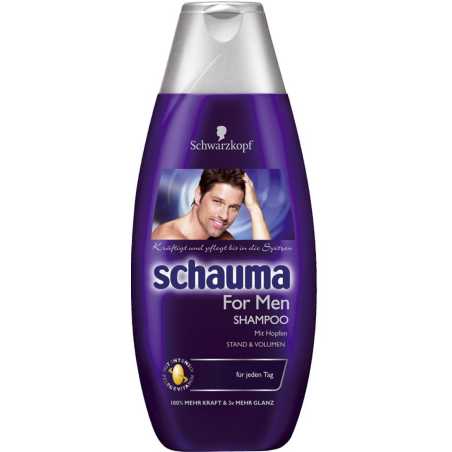 Schauma For Men šampūnas vyrams su apyniais, 250ml, 6 pakuočių komplektas
