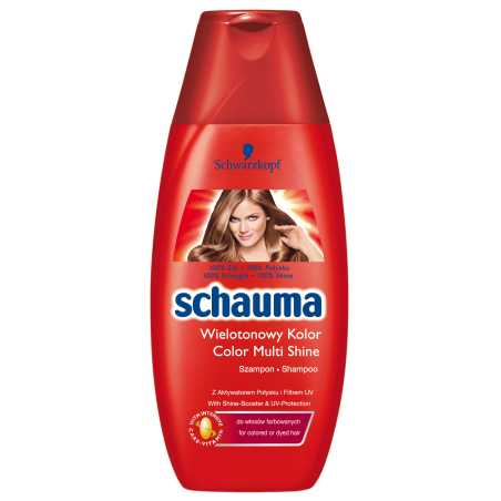 Schauma Color Glanz šampūnas dažytiems plaukams 250ml, 6 pakuočių komplektas