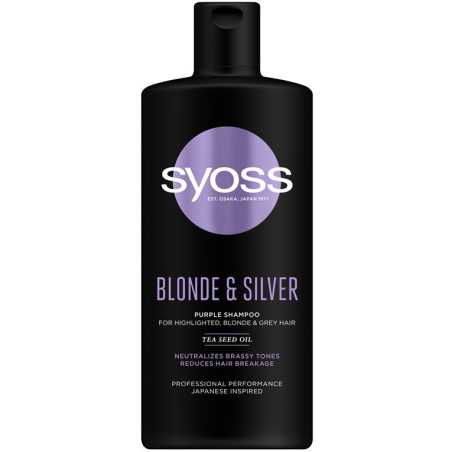 Syoss Blonde & Silver šampūnas 440ml, 6 pakuočių komplektas