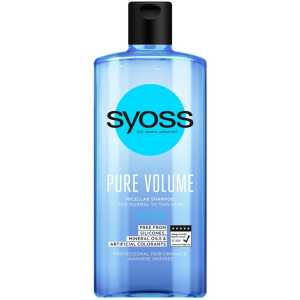 Syoss Pure Volume šampūnas 440ml, 6 pakuočių komplektas
