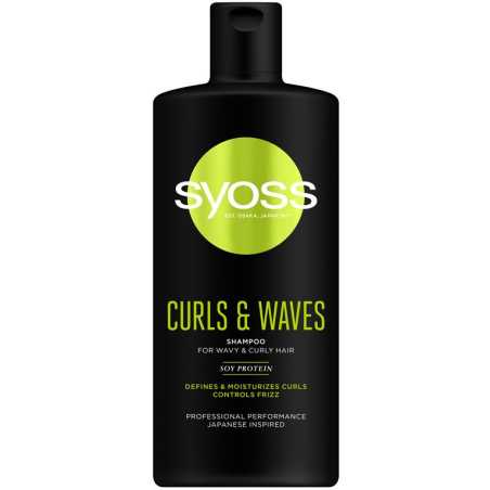 Syoss Curls & Waves šampūnas 440ml, 6 pakuočių komplektas