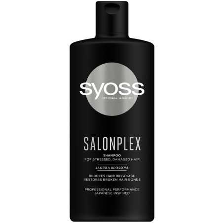 Syoss SalonPlex šampūnas 440ml, 6 pakuočių komplektas