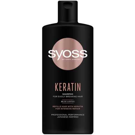 Syoss Keratin šampūnas 440ml, 6 pakuočių komplektas