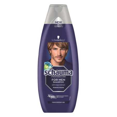 Schauma  For Men šampūnas vyriškas su apynių ekstraktu, 400ml, 5 pakuočių komplektas