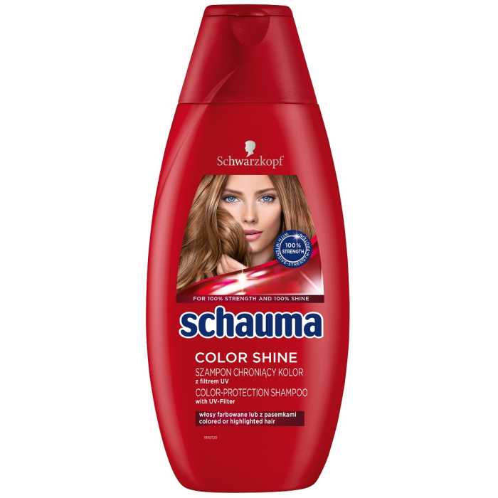 Schauma  Color  Glanz šampūnas  dažytiems plaukams, 400ml, 5 pakuočių komplektas