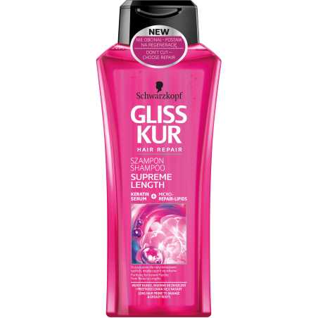 Gliss Kur Supreme Lenght šampūnas, 400ml, 6 pakuočių komplektas