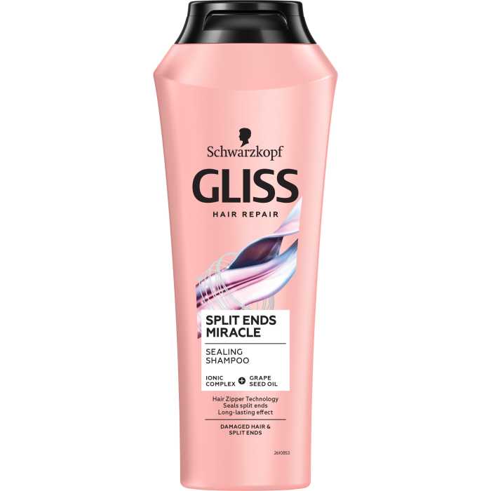 Gliss Split Ends šampūnas, 250ml, 6 pakuočių komplektas