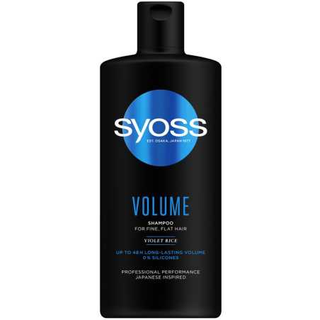 Syoss Volume šampūnas 440ml, 6 pakuočių komplektas