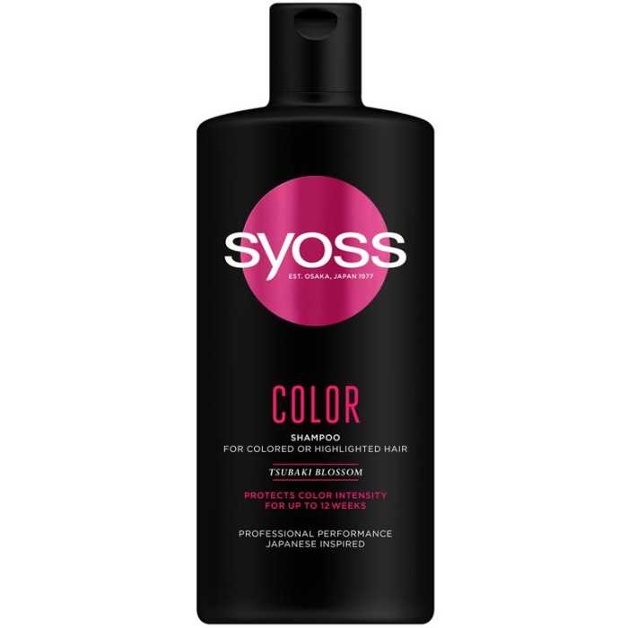 Syoss Color šampūnas 440ml, 6 pakuočių komplektas