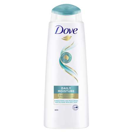 Dove Daily Moisture 2in1 šampūnas 400ml, 6 pakuočių komplektas