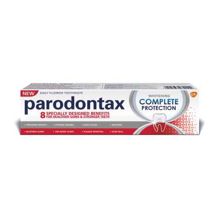 Parodontax dantų pasta Compl Protect Whitening 75 ml, 6 pakuočių komplektas