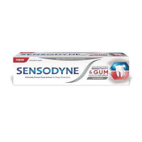 Sensodyne dantų pasta Sensitivity&Gum Whitening 75ml, 6 pakuočių komplektas