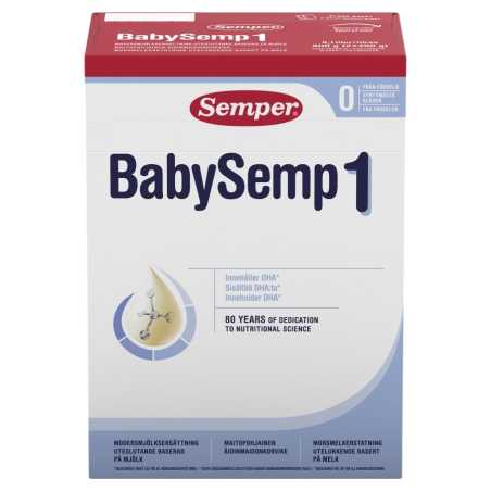 Semper Babysemp1 pieno mišinys 0m, 800g, 8 pakuočių komplektas