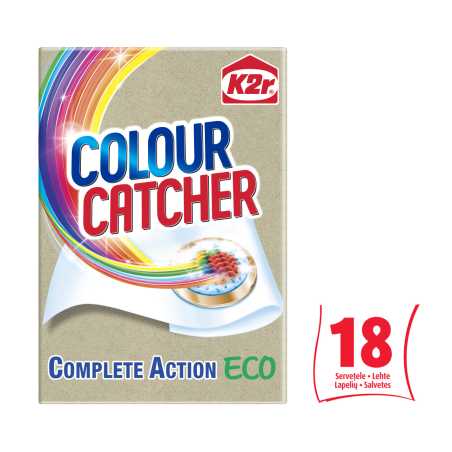 K2R Colour Catcher Eco skalbimo lapeliai 18vnt, 6 pakuočių komplektas