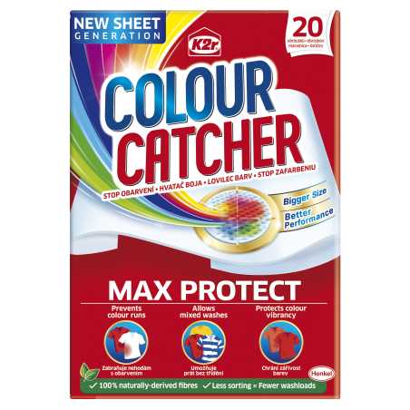 K2R Colour Catcher skalbimo lapeliai 20vnt, 4 pakuočių komplektas
