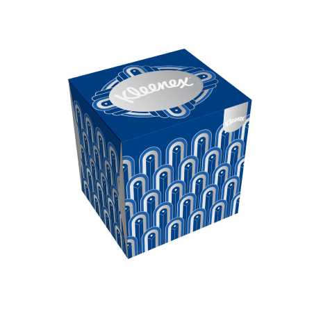 Kleenex kosmetinių servetėlių dėžutė Cube 48vnt, 6 pakuočių komplektas