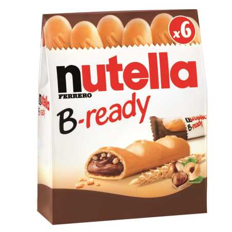Nutella  batonėlis B-ready T6, 132g, 16 pakuočių komplektas