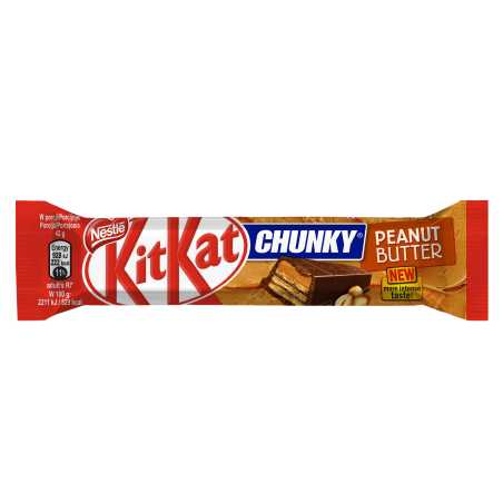Kit Kat Chunky batonėlis Peanut Butter , 42g, 36 pakuočių komplektas