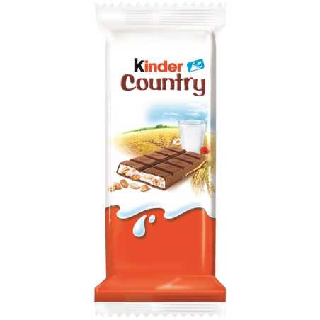 Kinder  Country šokoladas su javainiais, 23, 5g, 40 pakuočių komplektas