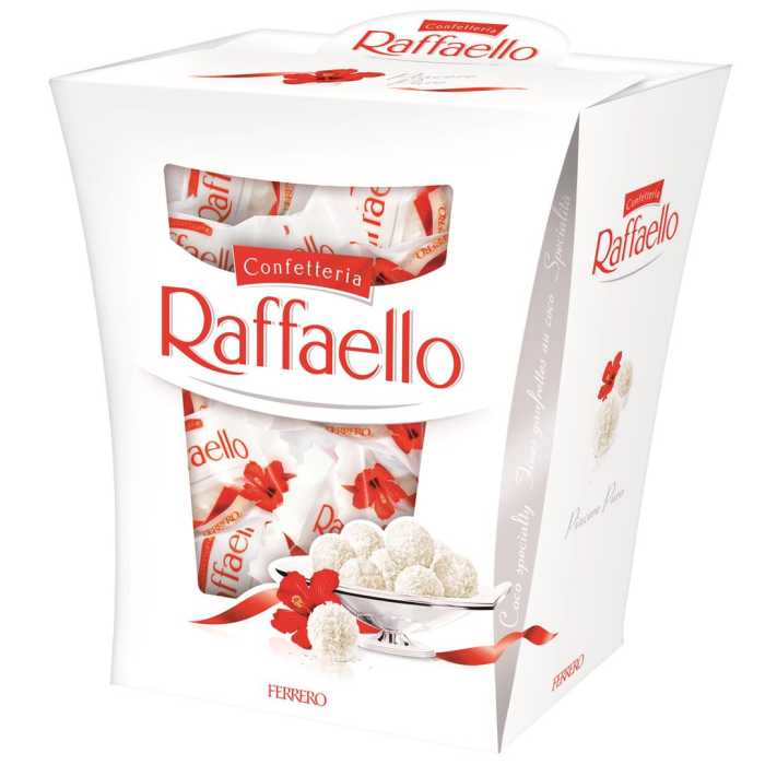 Raffaello saldainiai, 230 g, 8 pakuočių komplektas
