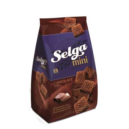 Selga  Mini sausainiai šokoladiniai 250g, 5 pakuočių komplektas