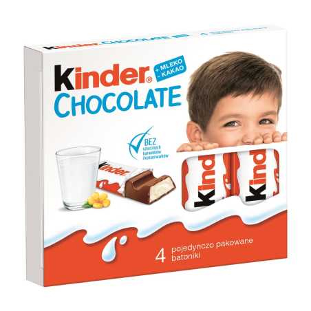 Kinder  šokoladas, 50g, 20 pakuočių komplektas