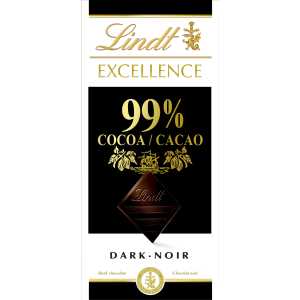 Lindt Excellence  juodasis šokoladas (99%), 50g, 9 pakuočių komplektas