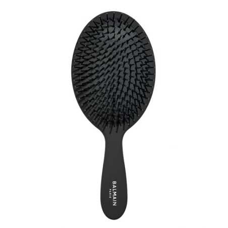 Balmain Hair Detangling SPA Brush Black šepetys minkštais lanksčiais šeriais